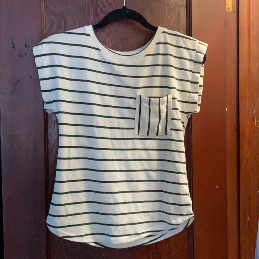 small/medium striped tee. never worn before